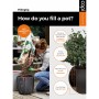 Capi Elegant low planter Waste Rib gray 46x58 cm by Capi, Pots and planters - Ref: Foro24-442102, Price: 151,58 €, Discount: %