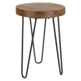 H&S Collection Decorative stool with metal legs 30x42 cm by H&S Collection, Folding stools and chairs - Ref: Foro24-443167, P...