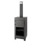 Esschert Design Estufa de terraza con horno de pizza negro de Esschert Design, Chimeneas - Ref: Foro24-444906, Precio: 297,99...