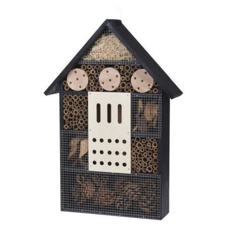 ProGarden Insektenhotel Holz Schwarz XL von ProGarden, Schmetterlingsunterkünfte - Ref: Foro24-443184, Preis: 35,99 €, Rabatt: %