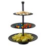 Excellent Houseware Bandeja para servir de 3 niveles negro mate 36,5cm de Excellent Houseware, Bandejas - Ref: Foro24-442502,...