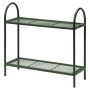 ProGarden Soporte para plantas malla verde oscuro mate 60x22x58 cm de ProGarden, Soportes para macetas - Ref: Foro24-446758, ...