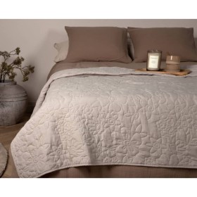 Venture Home Niki beige Polyester-Steppdecke 180 x 260 cm von Venture Home, Tagesdecken und Bettdecken - Ref: Foro24-444765, ...