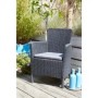 Allibert Garden Dining Chair 2 pcs Trenton Graphite Gray by Allibert, Garden chairs - Ref: Foro24-3082796, Price: 208,99 €, D...