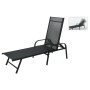 ProGarden Folding sun lounger black 195x60x45 cm by ProGarden, Loungers - Ref: Foro24-446772, Price: 111,04 €, Discount: %