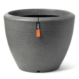 Capi Arc Granite conical shaped planter under anthracite gray 48x35cm by Capi, Pots and planters - Ref: Foro24-442111, Price:...