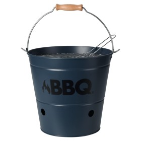 ProGarden Barbacoa de cubo BBQ azul mate 26 cm de ProGarden, Barbacoas - Ref: Foro24-446782, Precio: 34,99 €, Descuento: %