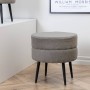 Venture Home Pouf Pot plush black and gray 40x40x40 cm by Venture Home, Ottomans - Ref: Foro24-444795, Price: 75,99 €, Discou...