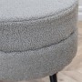 Venture Home Pouf Pot plush black and gray 40x40x40 cm by Venture Home, Ottomans - Ref: Foro24-444795, Price: 75,99 €, Discou...