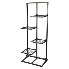 ProGarden Flower shelf with 4 shelves black 40x27x102 cm by ProGarden, Pot stands - Ref: Foro24-445882, Price: 60,99 €, Disco...