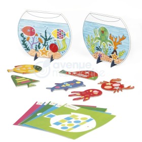 Avenue Mandarine Creativity Box Aquarium Stickers by Avenue Mandarine, Craft kits with toys - Ref: Foro24-444562, Price: 32,9...