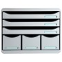 Exacompta Maxi desk drawer set with 6 light gray drawers by Exacompta, Desk organizers - Ref: Foro24-444598, Price: 67,99 €, ...