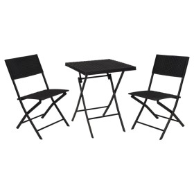 ProGarden Garden table and chairs 3 pieces wicker look by ProGarden, Garden sets - Ref: Foro24-446773, Price: 155,57 €, Disco...