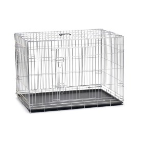 Karlie Dog crate with 2 doors silver 107.5x70.5x76.5 cm by Karlie, Pet carriers and boxes - Ref: Foro24-444527, Price: 140,99...