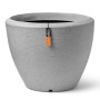 Capi Conical shaped flower pot under Arc Granite ivory 34x25 cm by Capi, Pots and planters - Ref: Foro24-442107, Price: 47,80...