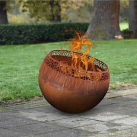 Esschert Design Ball-shaped fire pit with rust-colored dots by Esschert Design, Chimneys - Ref: Foro24-442358, Price: 336,99 ...