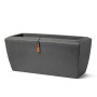 Capi Rectangular planter Arc Granite anthracite gray 90x35x40 cm by Capi, Pots and planters - Ref: Foro24-442116, Price: 199,...