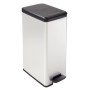 Curver Deco Slim Pedal Bin 40 L Silver by Curver, Garbage cans and trash cans - Ref: Foro24-443833, Price: 80,22 €, Discount: %