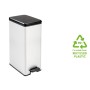 Curver Deco Slim Pedal Bin 40 L Silver by Curver, Garbage cans and trash cans - Ref: Foro24-443833, Price: 80,22 €, Discount: %