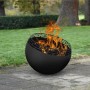 Esschert Design Ball-shaped brazier with black lattice by Esschert Design, Chimneys - Ref: Foro24-442355, Price: 342,66 €, Di...