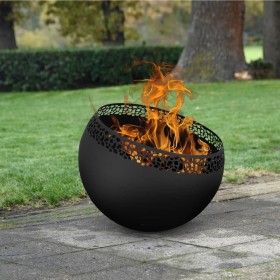 Esschert Design Ball-shaped brazier with black dots by Esschert Design, Chimneys - Ref: Foro24-442356, Price: 342,99 €, Disco...