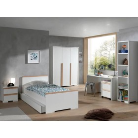 Vipack London nightstand 2 drawers white wood by Vipack, Nightstands - Ref: Foro24-442725, Price: 159,10 €, Discount: %