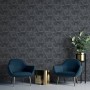 DUTCH WALLCOVERINGS Onyx anthracite gray and gold wallpaper by DUTCH WALLCOVERINGS, Painted paper - Ref: Foro24-442572, Price...