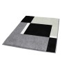 Kleine Wolke Alfombra de baño Dakota platino gris y negro 60x90 cm de Kleine Wolke, Alfombras y esterillas de baño - Ref: For...