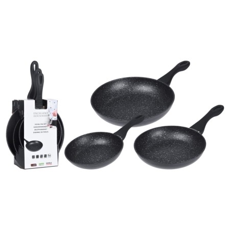 Excellent Houseware 3-piece frying pan set by Excellent Houseware, Frying pans - Ref: Foro24-443278, Price: 56,99 €, Discount: %