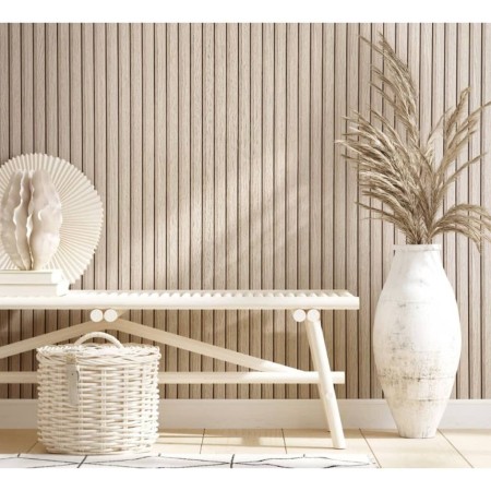 Noordwand Painted Panel Botanica Wooden Slats beige by Noordwand, Painted paper - Ref: Foro24-444827, Price: 37,82 €, Discoun...