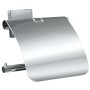 Kleine Wolke Toilet paper holder with lid Luno silver by Kleine Wolke, toilet paper holder - Ref: Foro24-442304, Price: 45,87...