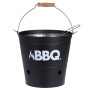 ProGarden Barbacoa de cubo BBQ negro mate 26 cm de ProGarden, Barbacoas - Ref: Foro24-446781, Precio: 35,99 €, Descuento: %