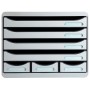 Exacompta Store-Box desk drawer set 7 drawers light gray by Exacompta, Desk organizers - Ref: Foro24-444601, Price: 75,99 €, ...