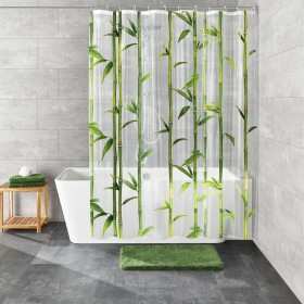 Kleine Wolke Green Bamboo Shower Curtain 180x200 cm by Kleine Wolke, shower curtains - Ref: Foro24-442344, Price: 30,90 €, Di...