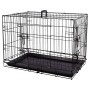 FLAMINGO Pet cage sliding door Mezo M black 47x77x55 cm by FLAMINGO, Pet carriers and boxes - Ref: Foro24-442448, Price: 64,9...