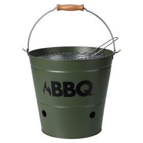 ProGarden Barbacoa de cubo BBQ verde oliva 26 cm de ProGarden, Barbacoas - Ref: Foro24-446783, Precio: 34,99 €, Descuento: %