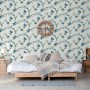 DUTCH WALLCOVERINGS Papel pintado Flower azul claro de DUTCH WALLCOVERINGS, Papel pintado - Ref: Foro24-442586, Precio: 35,99...