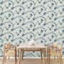 DUTCH WALLCOVERINGS Papel pintado Flower azul claro de DUTCH WALLCOVERINGS, Papel pintado - Ref: Foro24-442586, Precio: 35,99...