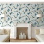 DUTCH WALLCOVERINGS Papel pintado Flower azul claro de DUTCH WALLCOVERINGS, Papel pintado - Ref: Foro24-442586, Precio: 35,99...