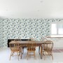 DUTCH WALLCOVERINGS Papel pintado Flower azul claro de DUTCH WALLCOVERINGS, Papel pintado - Ref: Foro24-442586, Precio: 35,99...