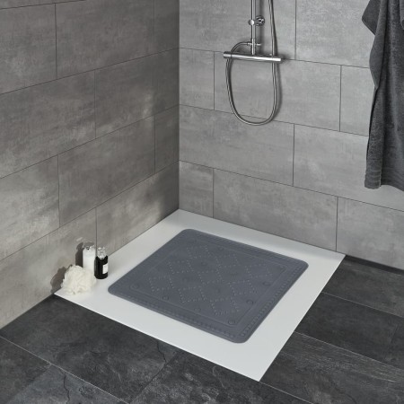 Kleine Wolke Arosa anthracite gray bathroom safety mat 55x55 cm by Kleine Wolke, Rugs and bath mats - Ref: Foro24-442342, Pri...