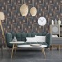 DUTCH WALLCOVERINGS Blue and brown Wood wallpaper by DUTCH WALLCOVERINGS, Painted paper - Ref: Foro24-442584, Price: 33,32 €,...