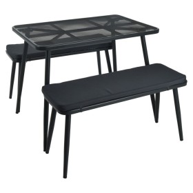 ProGarden Set de muebles de jardín gris oscuro de ProGarden, Conjuntos de jardín - Ref: Foro24-446776, Precio: 236,95 €, Desc...