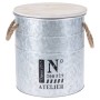 H&S Collection Set of zinc storage boxes with rope by H&S Collection, Storage baskets - Ref: Foro24-442176, Price: 80,26 €, D...