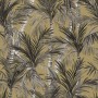 DUTCH WALLCOVERINGS Tapete mit goldenen und schwarzen Palmen von DUTCH WALLCOVERINGS, Bemaltes Papier - Ref: Foro24-442570, P...