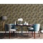 DUTCH WALLCOVERINGS Tapete mit goldenen und schwarzen Palmen von DUTCH WALLCOVERINGS, Bemaltes Papier - Ref: Foro24-442570, P...