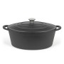 Livoo Oval saucepan black 34 cm 7 L by Livoo, Saucepans - Ref: Foro24-443554, Price: 93,73 €, Discount: %