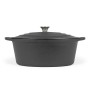 Livoo Oval saucepan black 34 cm 7 L by Livoo, Saucepans - Ref: Foro24-443554, Price: 93,73 €, Discount: %