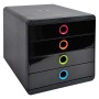 Exacompta Desk drawer set with 4 drawers black by Exacompta, Desk organizers - Ref: Foro24-444596, Price: 51,23 €, Discount: %