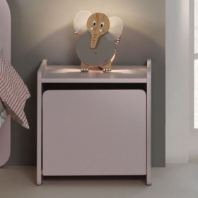 Vipack Kiddy nightstand with aged pink wooden door by Vipack, Nightstands - Ref: Foro24-442714, Price: 79,46 €, Discount: %